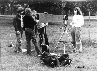 Wolfgang Hock and the team - London 1981