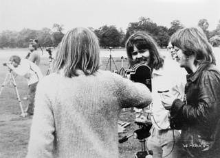 Wolfgang Hock and the team - London 1981